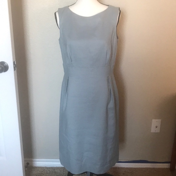 Jigsaw Dresses Jigsaw Linen Swiss Dot Lined Dress Poshmark